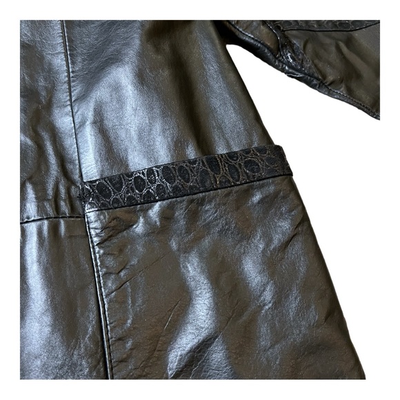 G lll Genuine Leather Jacket Vintage Leather Authentic - Picture 3 of 14